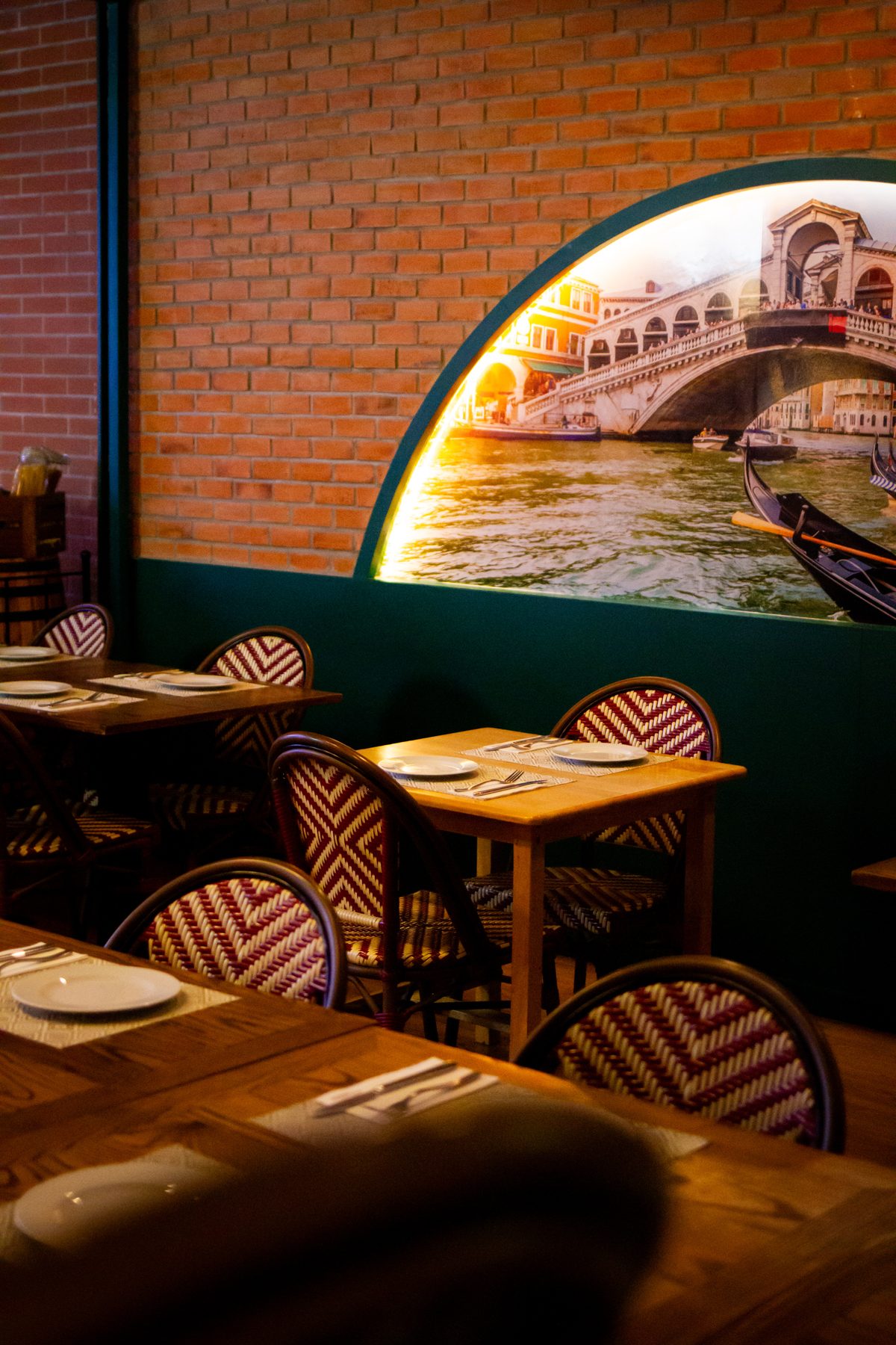 The dining room at Isabella by Andreas